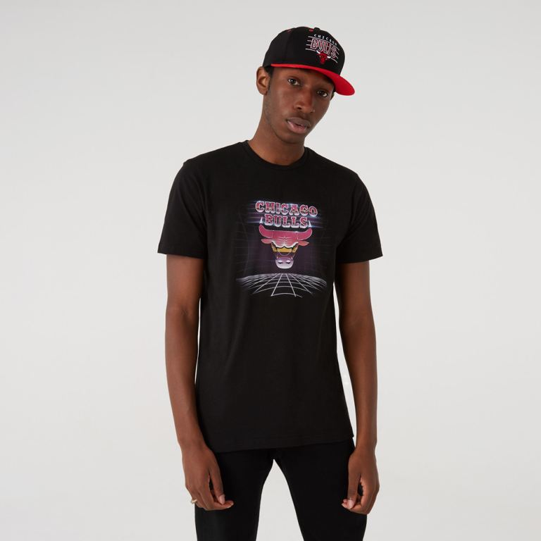 Ropa New Era Nba Negros - Chicago Bulls Futuristic Graphic 26801MXOQ